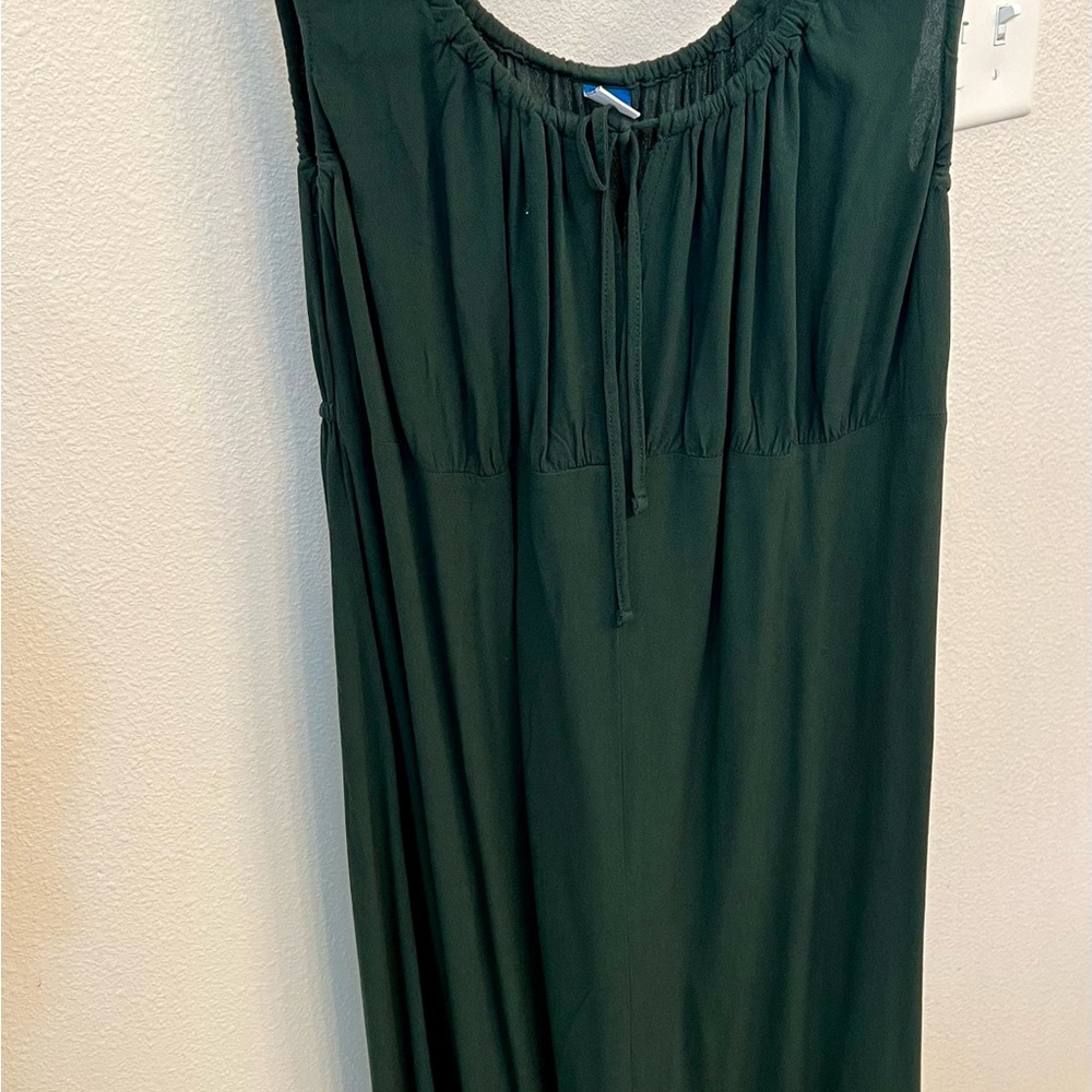Old Navy Dark Green Midi Dress